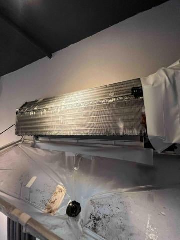 勗宏空調工程 - 分離式室內機清洗後