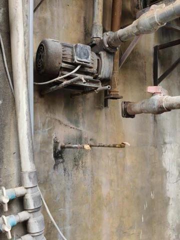 瑋成水電裝修工作室 - 施工前：馬達按裝位置