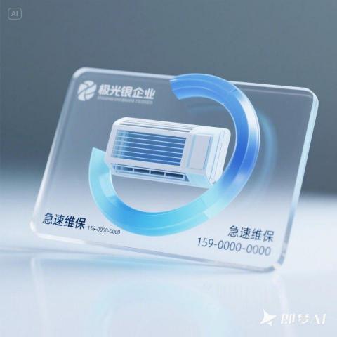 綺雲AI設計工作室 - 壓克力名片