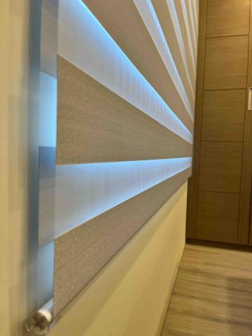 菲瑪 窗簾 - 韓國布片、隱藏式下桿調光簾