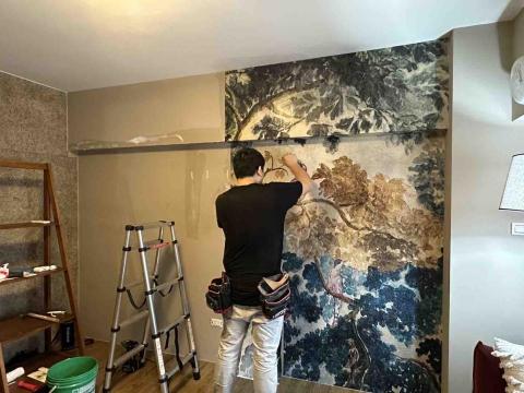 壁紙家（壁紙窗簾地板） - 客製化壁布代客施工