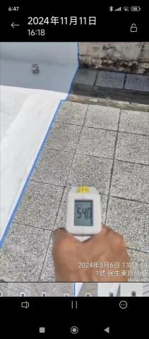 邑光防水隔熱工程 - 屏東公寓大樓（未施工地面溫度）
