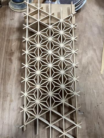 詹善博 - 窗花組子製作