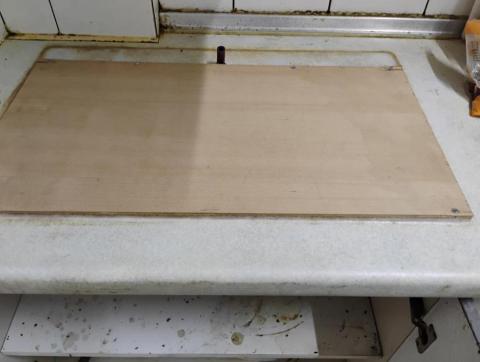 煜伸水和電維修 - 嵌入式瓦斯爐拆除修改，新增瓦斯管路徑開孔，更改為檯面式瓦斯爐。