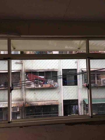 佳昇鋁門窗 - 3拉式氣密窗含鋁板遮雨棚