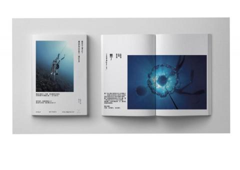 半口氣 工作室 - 創作過程：
我們採用『小日子』為製作的學習對象，希望以簡約、簡單的風格，襯托出內容的不平凡、與海洋的絢爛。

創作理念：
潛水是生活中不易碰觸的活動，但卻是一項十分寧靜、美麗的事，再加上台灣擁有許多離島，造就了許多不一樣的海底美景與生物，因此除了想為潛水這項目帶來美好的宣傳，也來分享實惠的離島潛點體驗與特色！