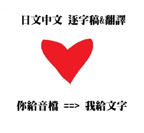 涂竣凱 - 日文逐字稿