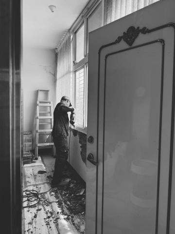 方宅十餘畝/吳小姐 - 前陽台拆除防水工程/老屋翻新