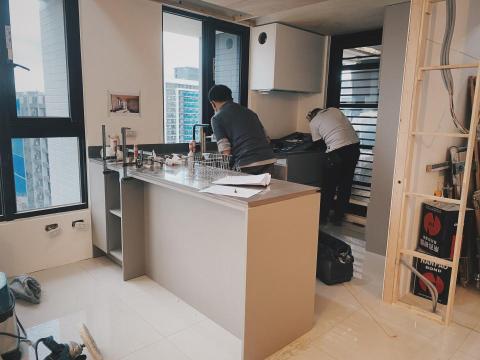 方宅十餘畝/吳小姐 - 系統廚具/檯面安裝