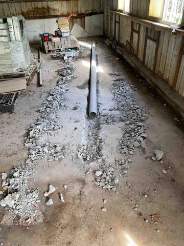 無宇倫比企業社 - 地下水管溝打除