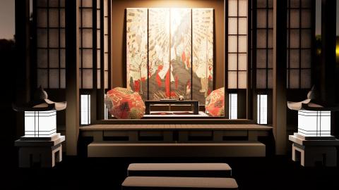 SueFan - 個人練習3D小場景製作算圖