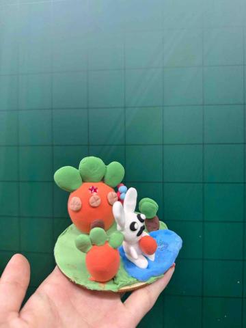 呂岷熙 -  幼兒園中班15人黏土捏塑作品60分鐘