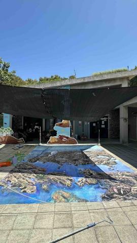 光壑創造 - 地面彩繪