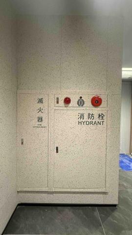 光壑創造 - 消防箱仿大理石彩繪