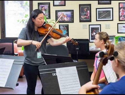 Joy Kuo - 於美國田納西州進行室內樂教學