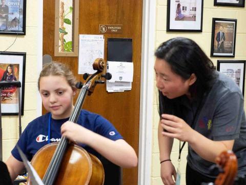 Joy Kuo - 於美國田納西州進行室內樂教學
