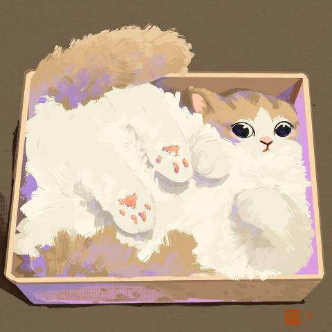 林佳萱 - 寵物插畫合作