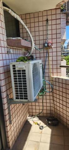 戰府工程冷氣移機安裝檢修 - 國際4kw移裝施工