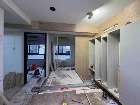 新唯室內設計 - 木作工程完成30%