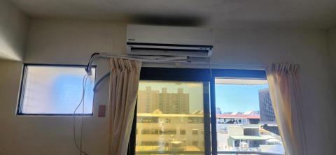 戰府工程冷氣移機安裝檢修 - 國際4kw內機安裝施工