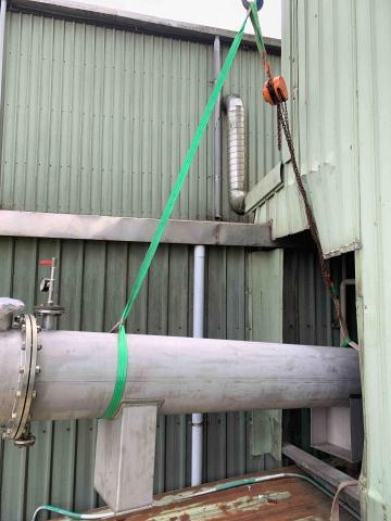 緁益工程行 - 熱交換器吊掛與安裝