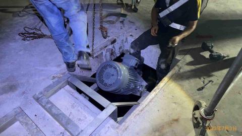 緁益工程行 - 曝氣機安裝