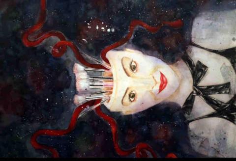 李采妮nini - 色鉛筆結合水彩創作