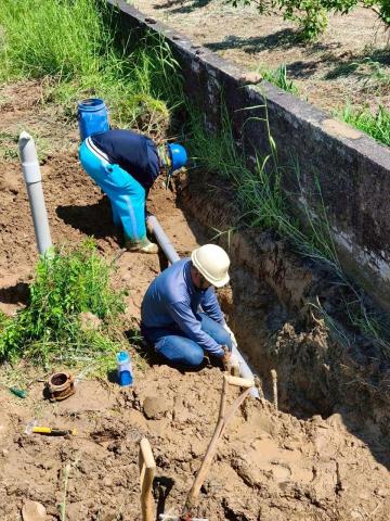 瑋成水電裝修工作室 - 施工後：水管漏水，接水管