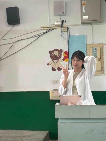 張博婷 - 擔任北港國中夏日樂學營講師