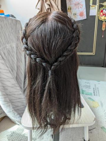 雯雯彩粧師 - 優雅公主立體辮髮