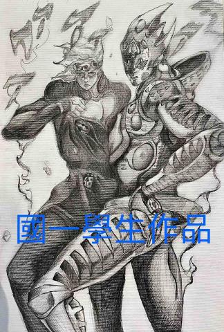 羅 - 國一學生鉛筆素描作品