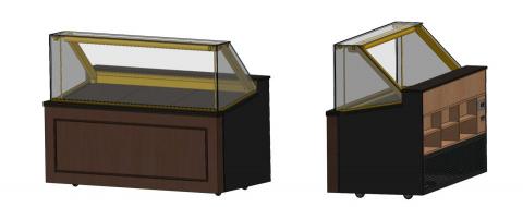 杜沃克工作室 - 商用冰櫃設計、2D3D圖繪製