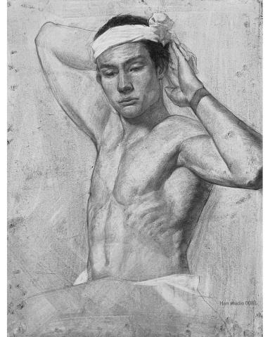 Han studio  邱柏翰 - 半身人像寫生習作/ 畫圖從理解骨架、肌肉開始，
一步步構築出有立體感的人像

我們素描課程從「看得懂」到「畫得出」，一步一步帶你踏實進步。歡迎私訊洽詢上課！