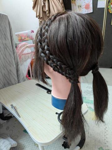 雯雯彩粧師 - 髮圈式立體辮髮