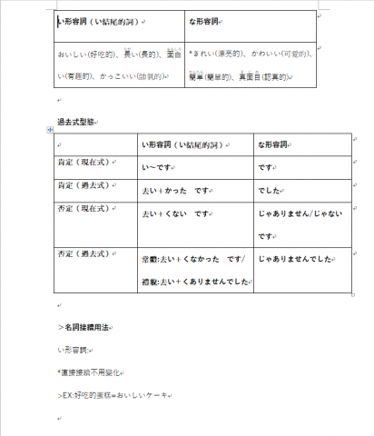 小嘉_ゆい - 教材範例(三)