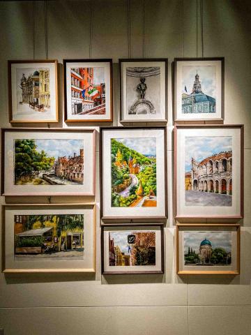 維維老師｜全職家教 - 畢展 水彩