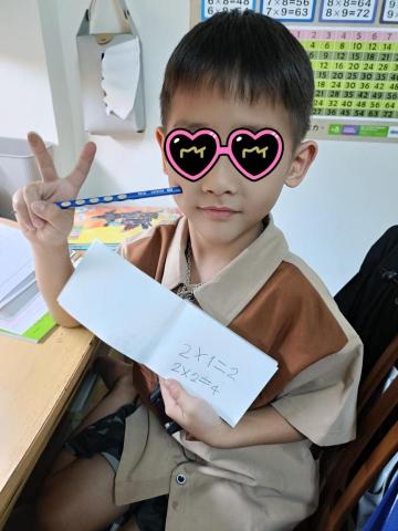 子晴老師 - 大班：自寫九九乘法！！