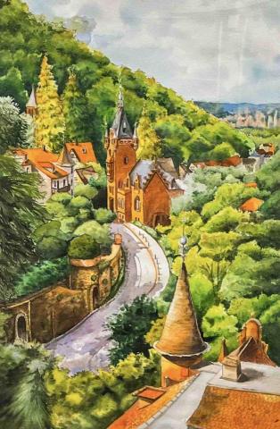 維維老師｜全職家教 - 水彩 四開 德國海德堡