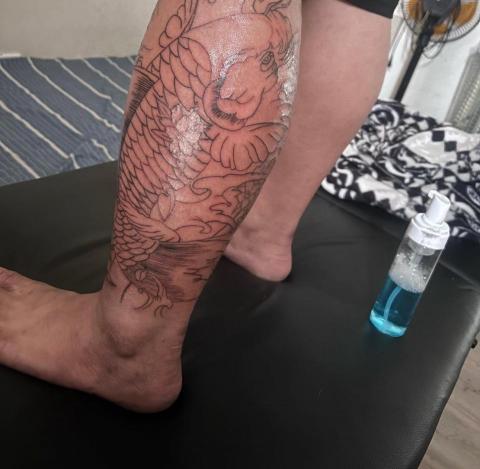 阿傑 - 小腿鯉魚割線