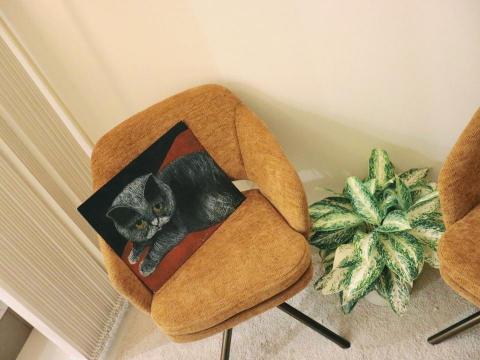 盧允安 - 畫室內部