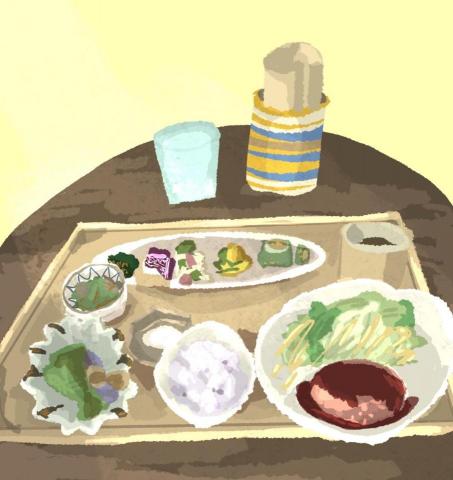 毛毛插畫 - 小食