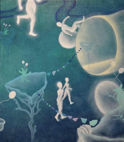 姍姍美術老師 - 老師作品（油彩）系列5