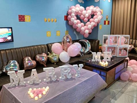 SANDY婚禮主持#婚禮影片#求婚佈置#婚禮佈置#婚禮企劃# - 求婚