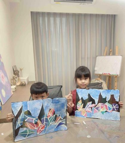 姍姍美術老師 - 教學作品