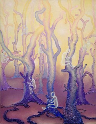 姍姍美術老師 - 老師作品（油彩、塑型劑）