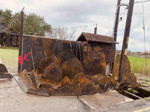 自然色人文美學 - 商業空間作品系列ㄧ 民宿入口意象設計