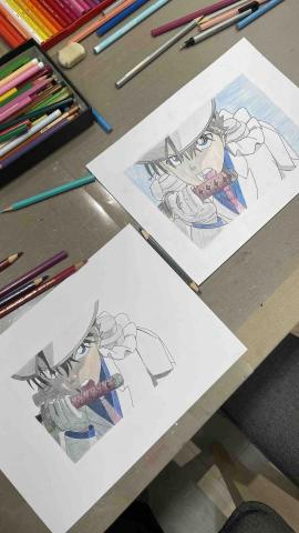 姍姍美術老師 - 漫畫色鉛筆教學