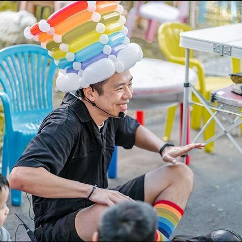 氣球大叔 Sony