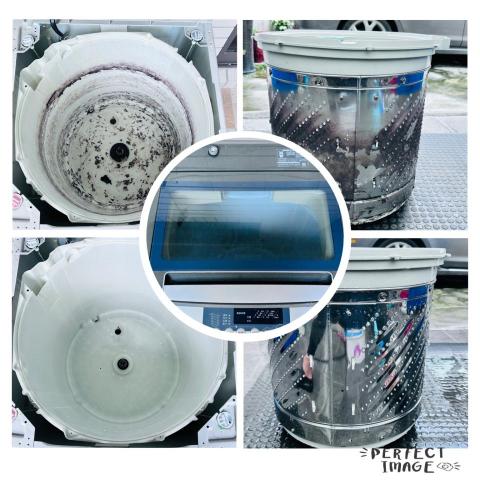 小丁 - 前後清洗比對圖