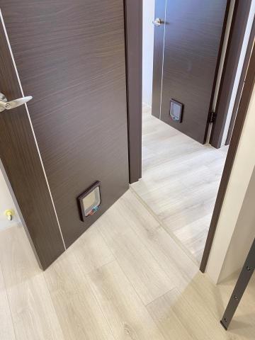 江政倫 - 寵物門安裝
木門